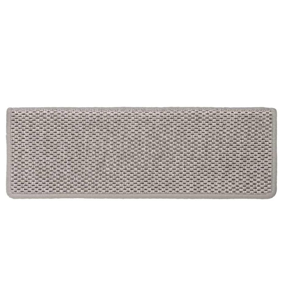 Treppenmatten Selbstklebend Sisal-Optik 15 Stk. 65x21x4 cm