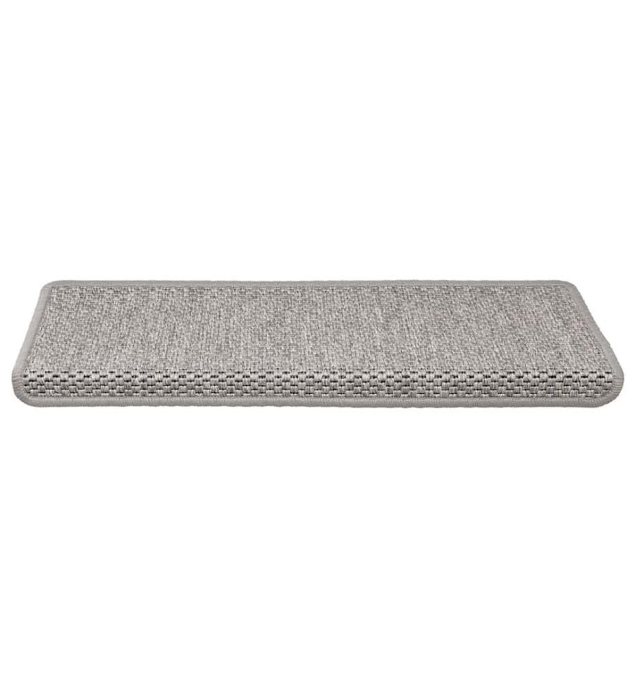 Treppenmatten Selbstklebend Sisal-Optik 15 Stk. 65x21x4 cm