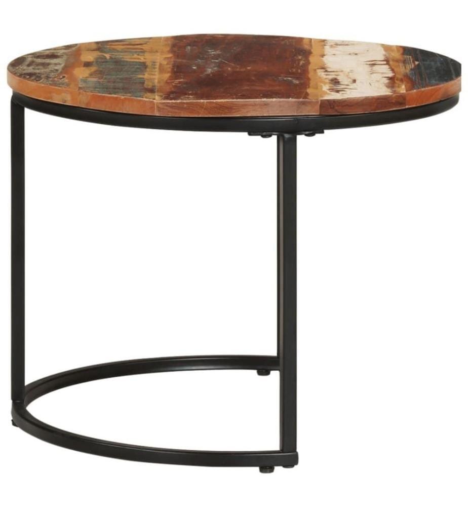 Tables gigognes 3 pcs Bois de récupération massif