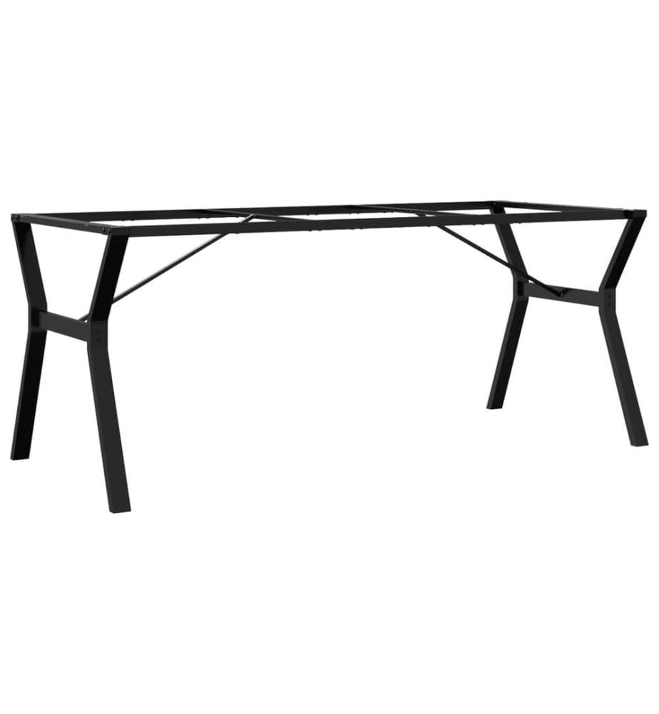 Esstisch-Gestell in Y-Form 180x80x73 cm Stahl