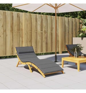 Sonnenliegen-Auflage Anthrazit 180x60x4 cm Oxford-Gewebe