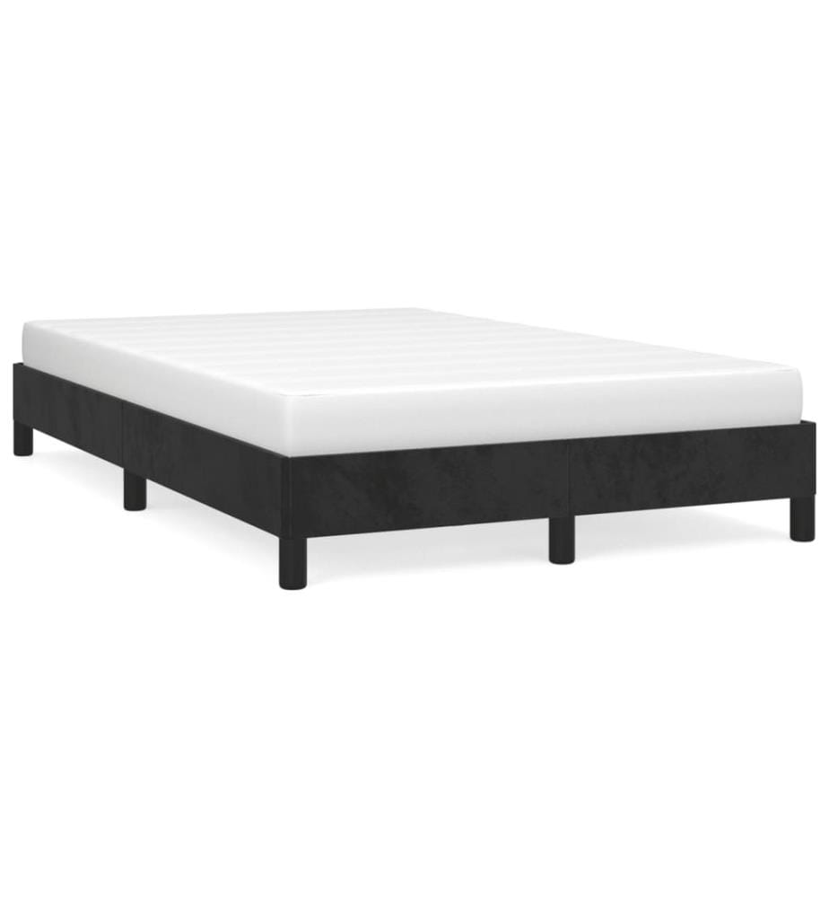 Bettgestell Schwarz 120x190 cm Samt