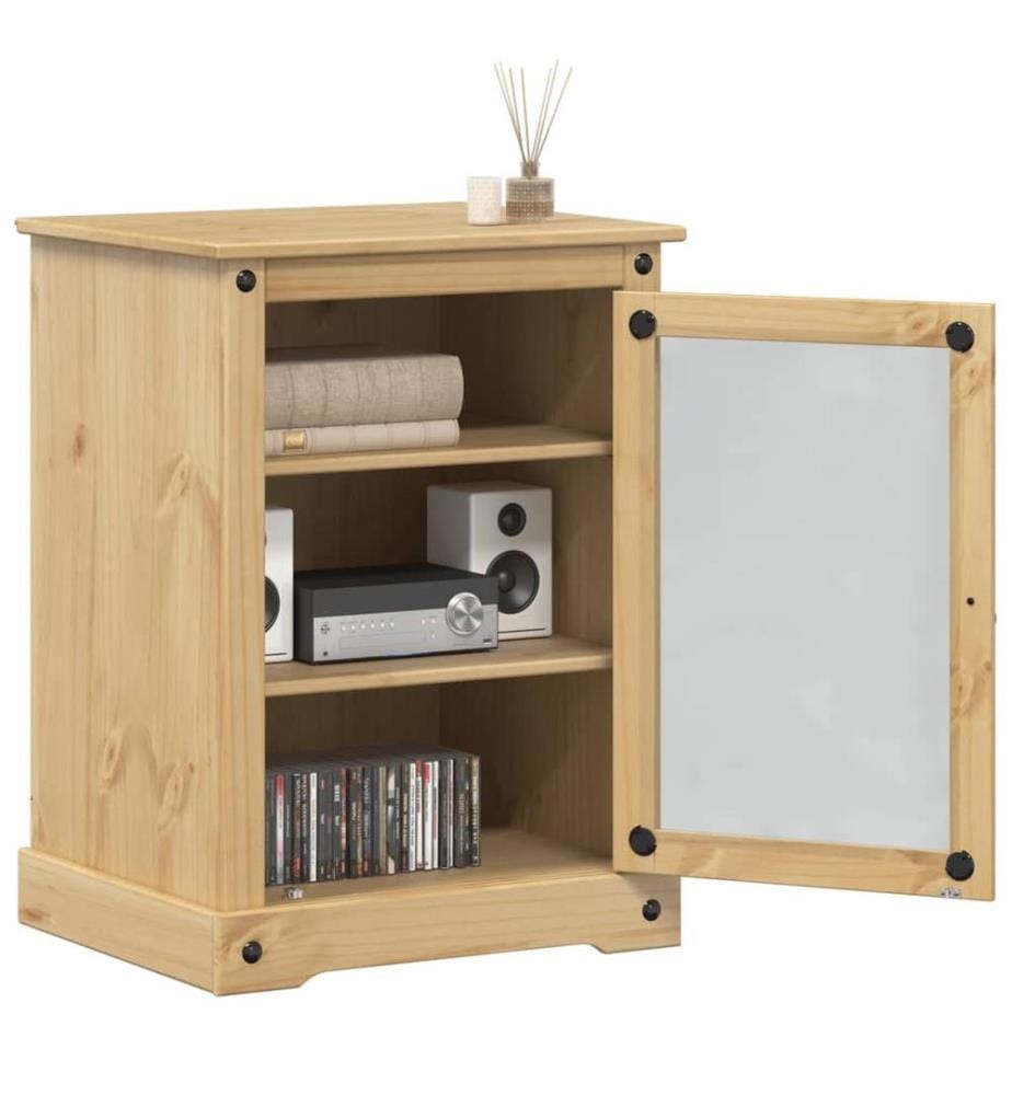 Medienschrank Corona 60x50x82 cm Massivholz Kiefer