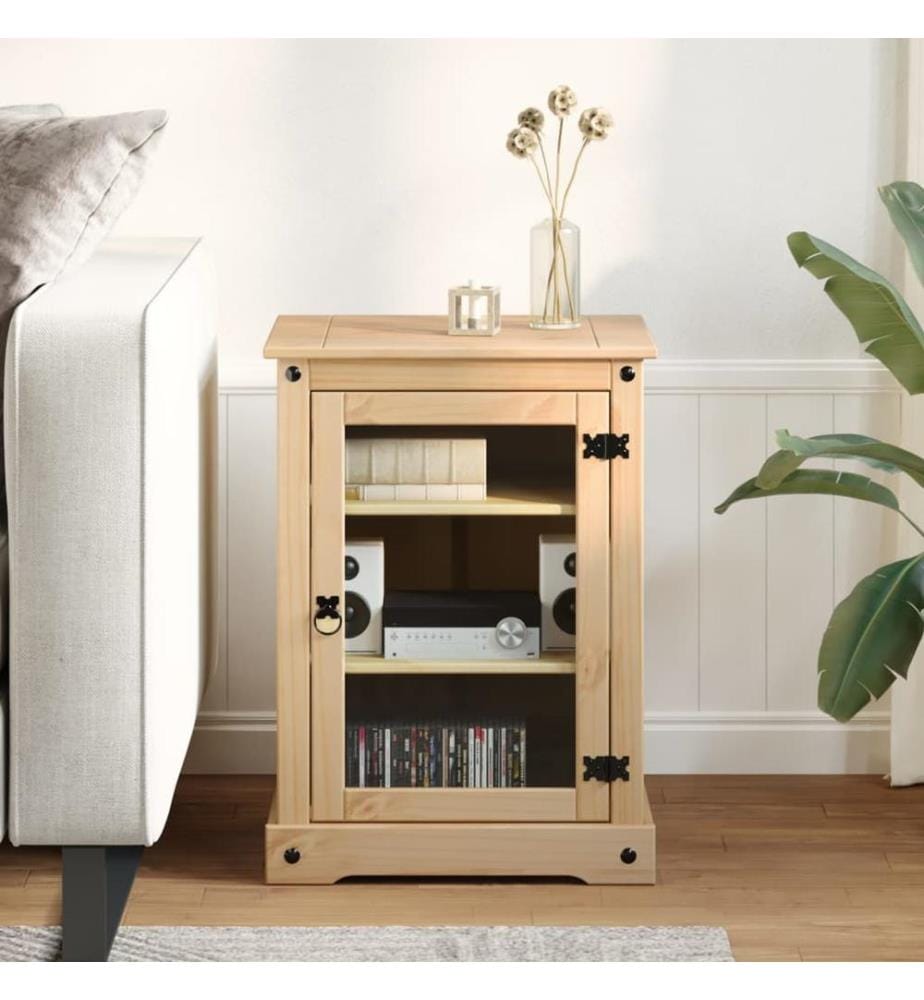 Medienschrank Corona 60x50x82 cm Massivholz Kiefer