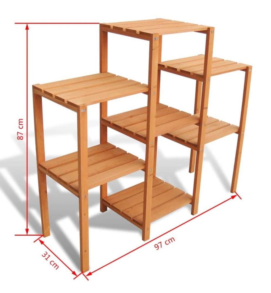 Pflanzentreppe Garten 97 x 31 x 87 cm