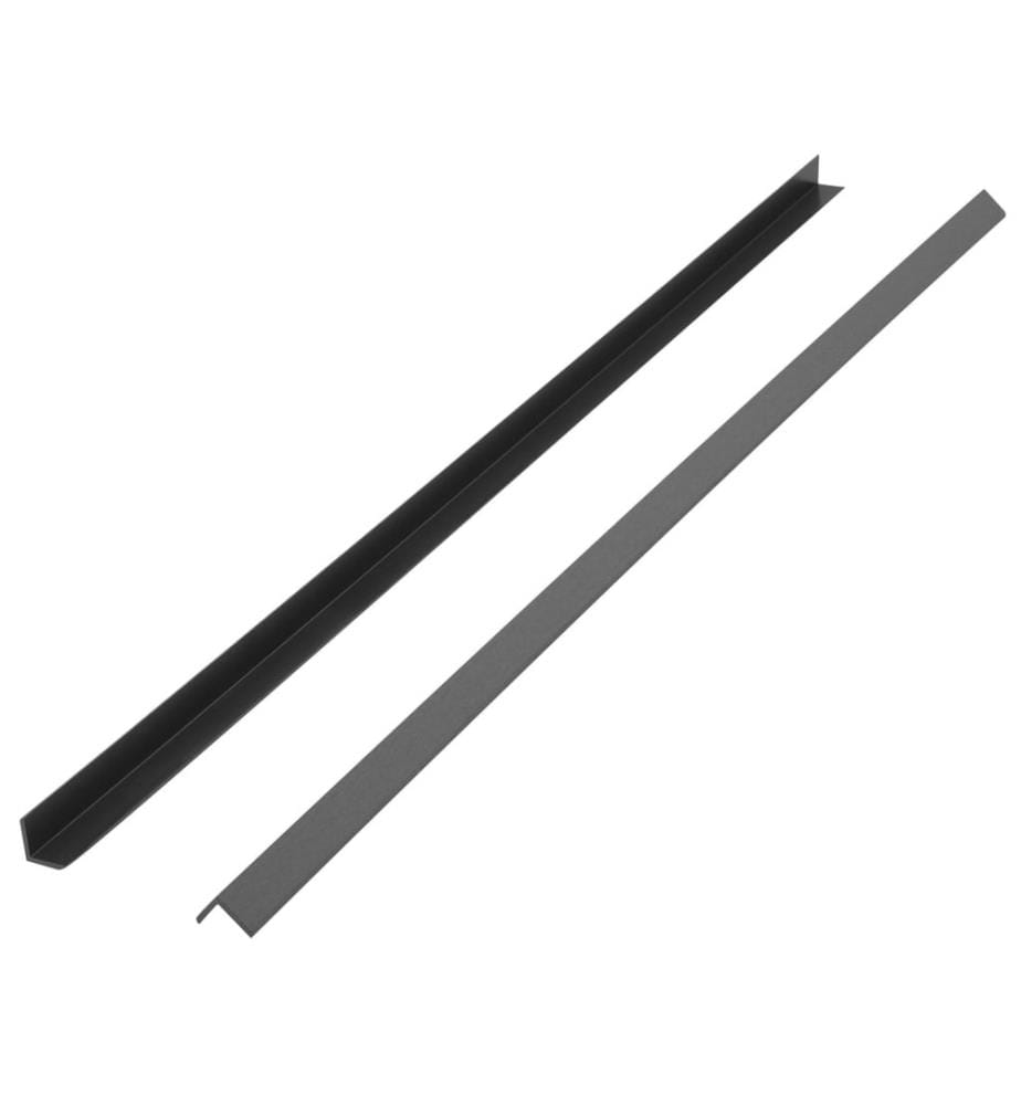 Winkelleisten 5 Stk. WPC 170 cm Grau