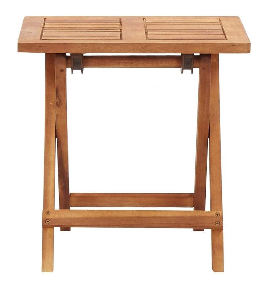 Garten-Couchtisch Klappbar 40x40x40 cm Massivholz Akazie
