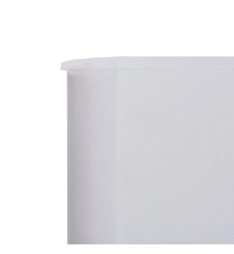 9-teiliges Windschutzgewebe 1200 x 160 cm Sandweiss