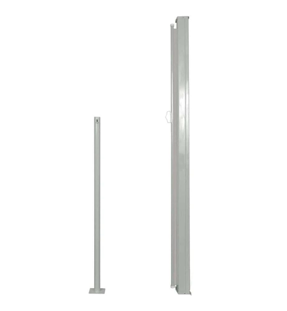 Ausziehbare Seitenmarkise 120×500 cm Grau