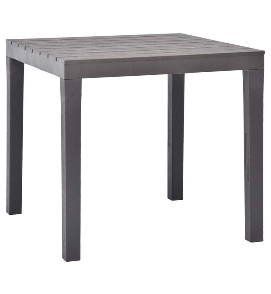 Table de jardin Moka 78x78x72 cm Plastique