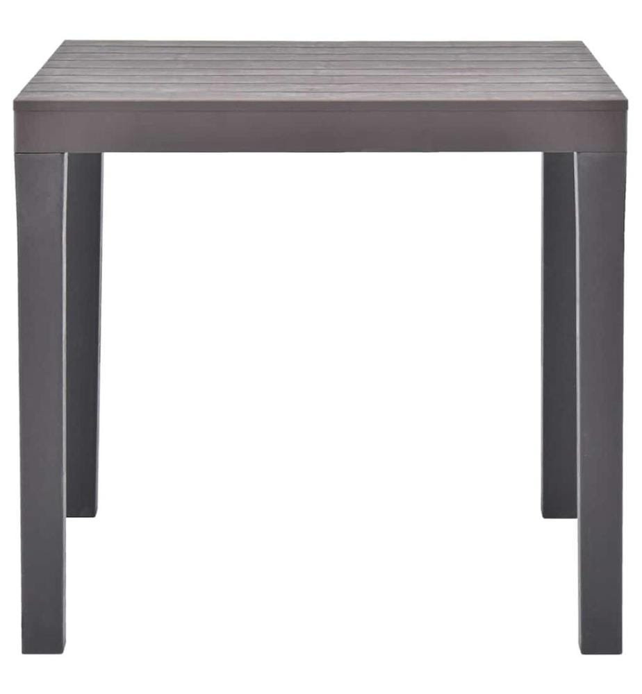 Table de jardin Moka 78x78x72 cm Plastique