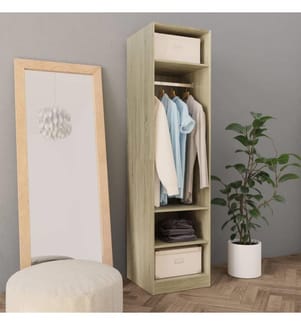 Kleiderschrank Sonoma-Eiche 50x50x200 cm Holzwerkstoff