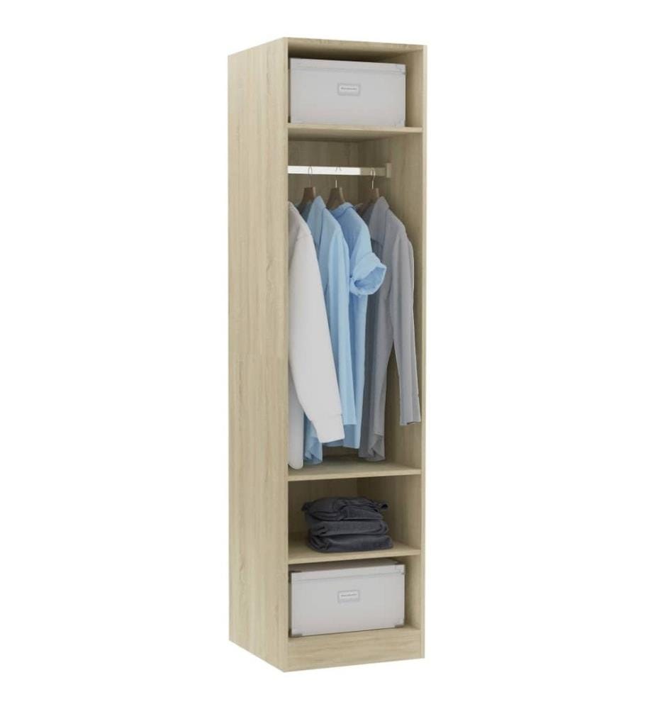 Kleiderschrank Sonoma-Eiche 50x50x200 cm Holzwerkstoff