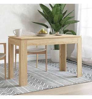 Table à manger Chêne sonoma 120x60x76 cm Bois d'ingénierie