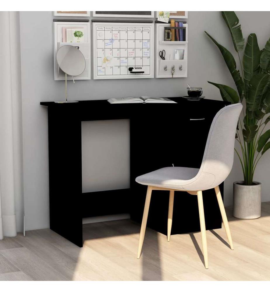 Schreibtisch Schwarz 100x50x76 cm Holzwerkstoff