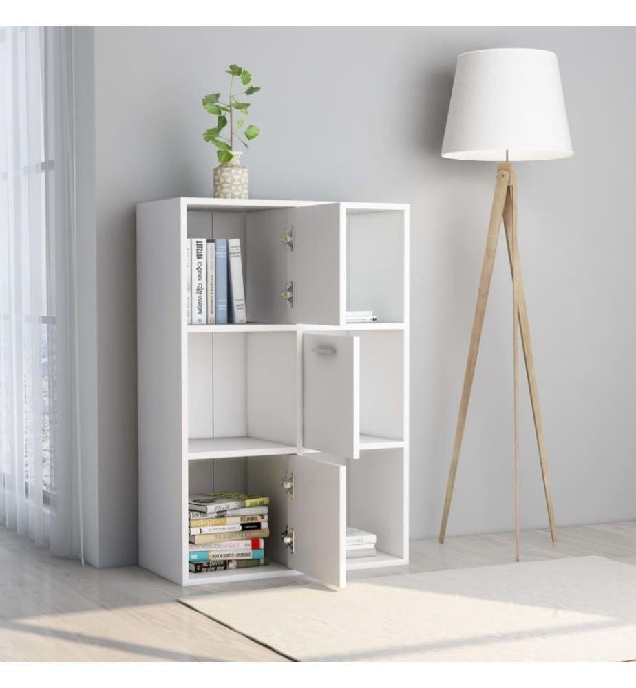 Armoire de rangement Blanc 60x29,5x90 cm Bois d'ingénierie