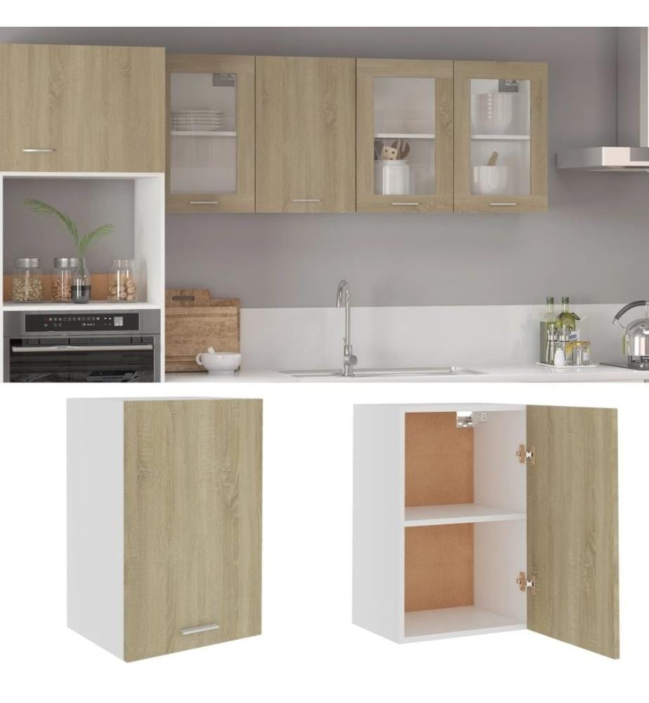 Armoire suspendue Chêne sonoma 39,5x31x60 cm Aggloméré