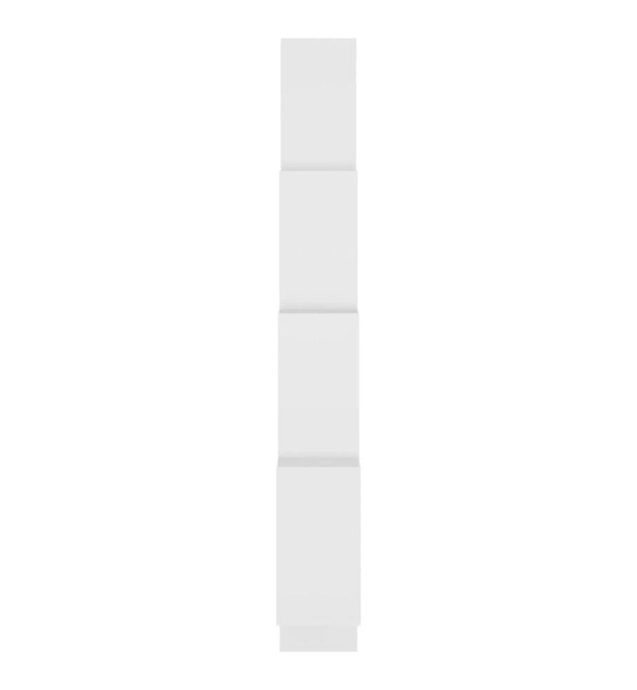 Würfelregal Weiss 90x15x119 cm Holzwerkstoff