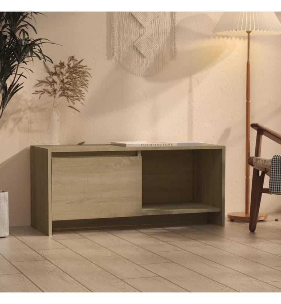 TV-Schrank Sonoma-Eiche 90x35x40 cm Holzwerkstoff