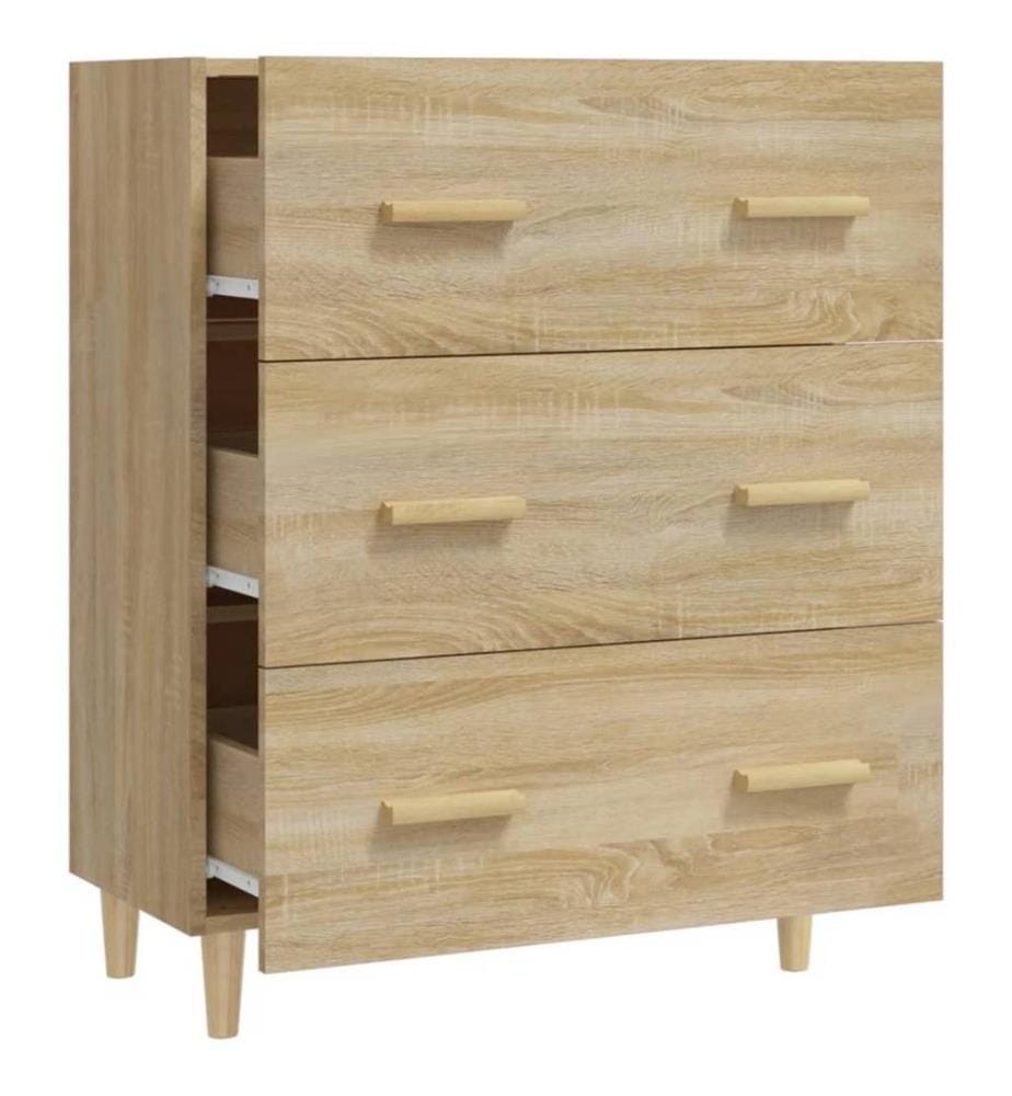 Sideboard Sonoma-Eiche 70x34x90 cm Holzwerkstoff