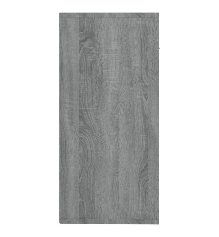 Sideboard Grau Sonoma 88x30x65 cm Holzwerkstoff