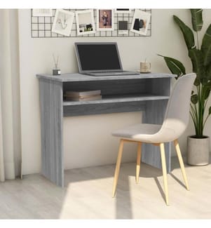 Schreibtisch Grau Sonoma 90x50x74 cm Holzwerkstoff