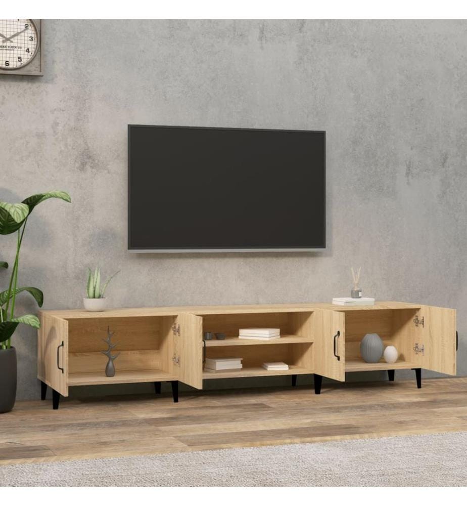 TV-Schrank Sonoma-Eiche 180x31,5x40 cm Holzwerkstoff