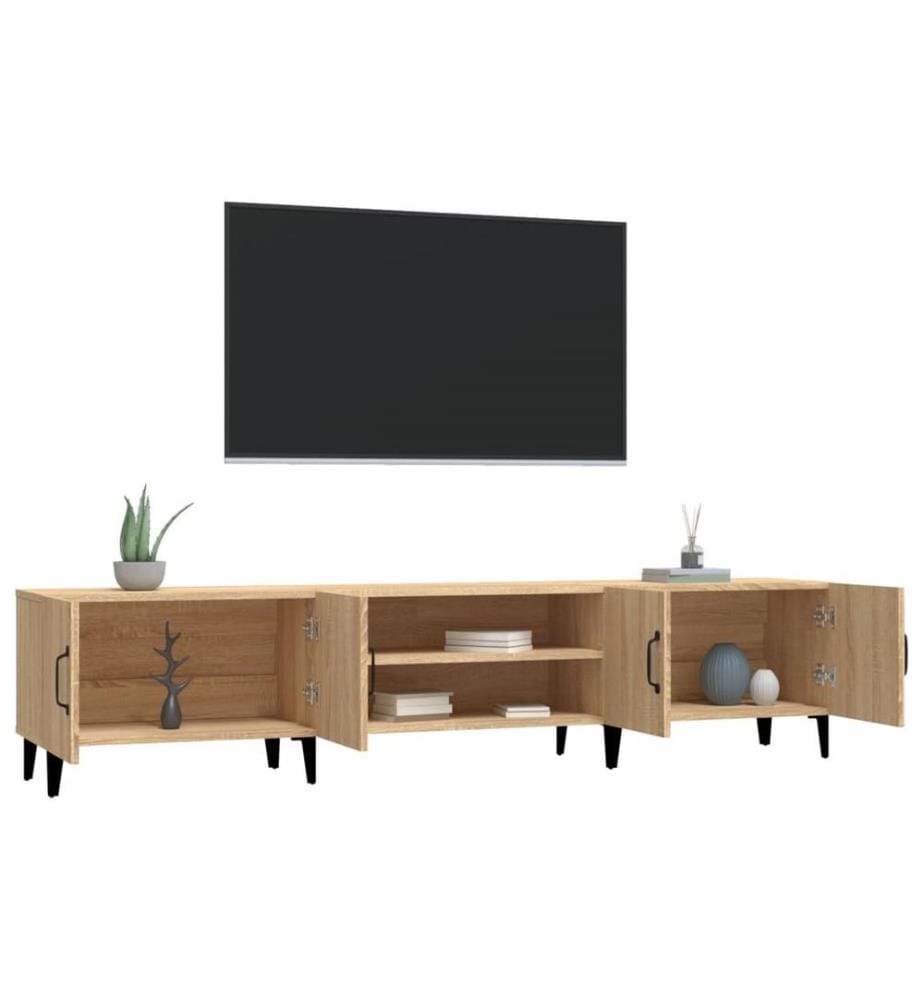 TV-Schrank Sonoma-Eiche 180x31,5x40 cm Holzwerkstoff