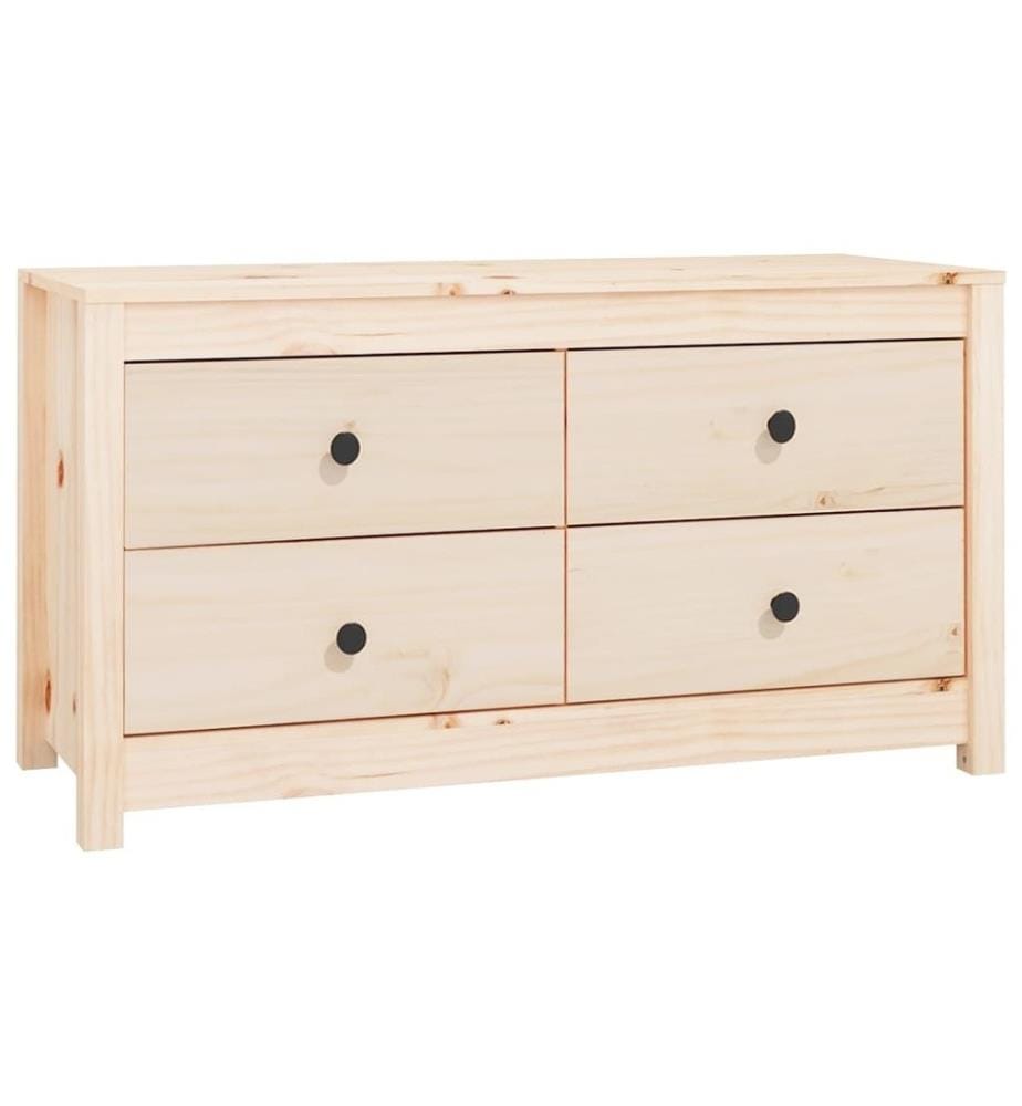 Beistellschrank 100x40x54 cm Massivholz Kiefer