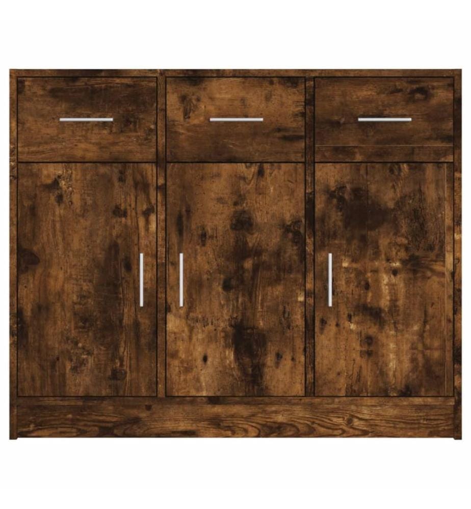 Sideboard Räuchereiche 91x28x75 cm Holzwerkstoff