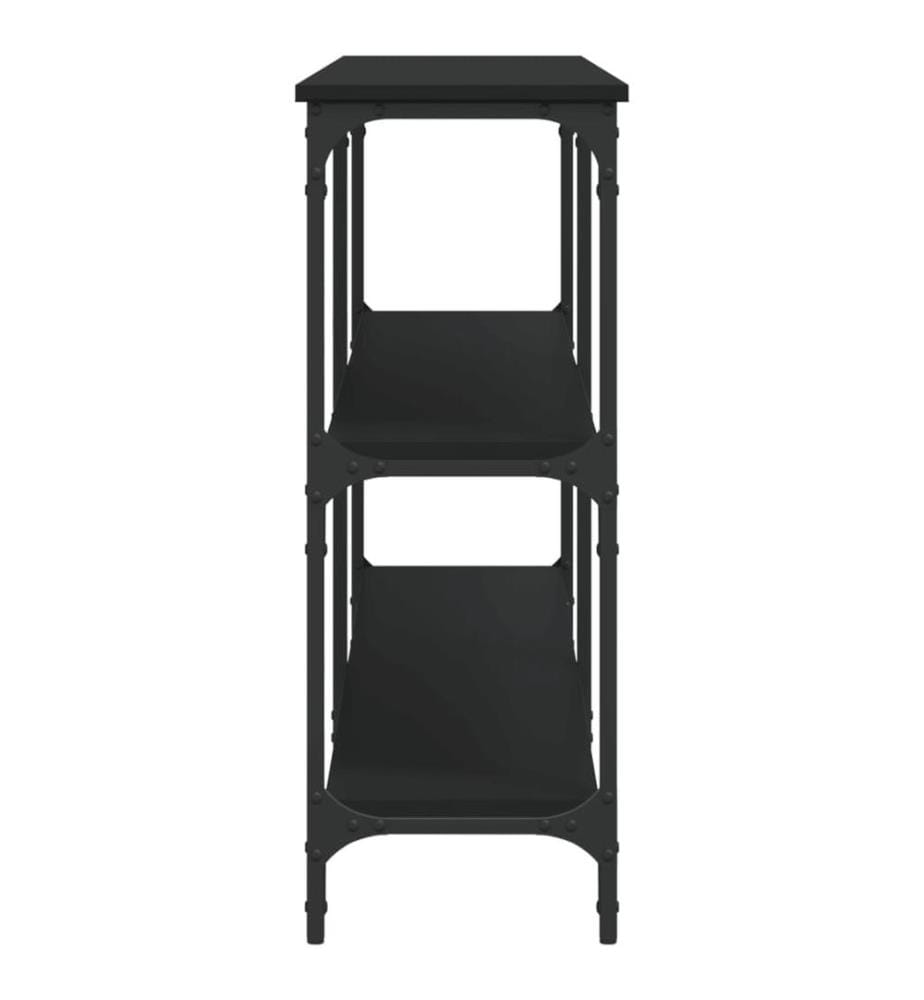 Konsolentisch Schwarz 200x29x75 cm Holzwerkstoff