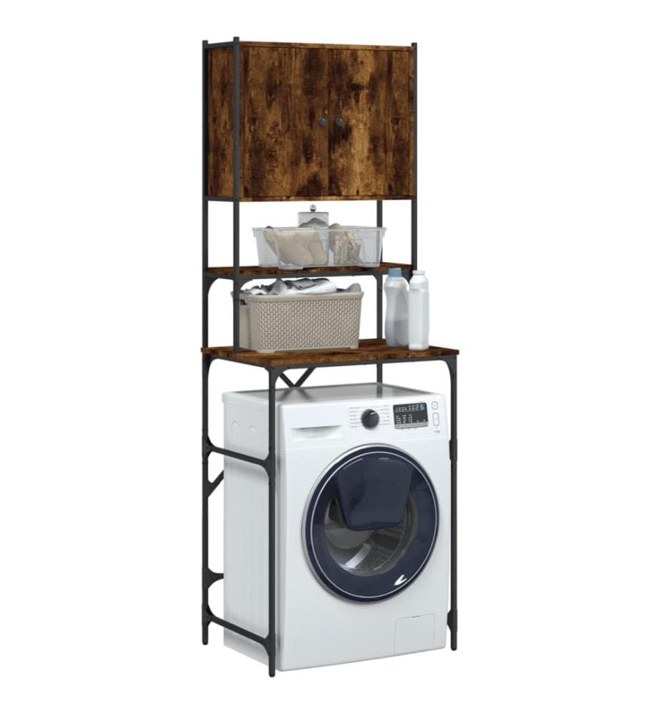 Waschmaschinenschrank Räuchereiche 68x48,5x194 cm