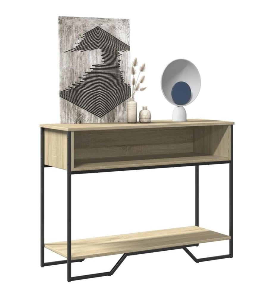 Konsolentisch Sonoma-Eiche 100x35x74,5 cm Holzwerkstoff