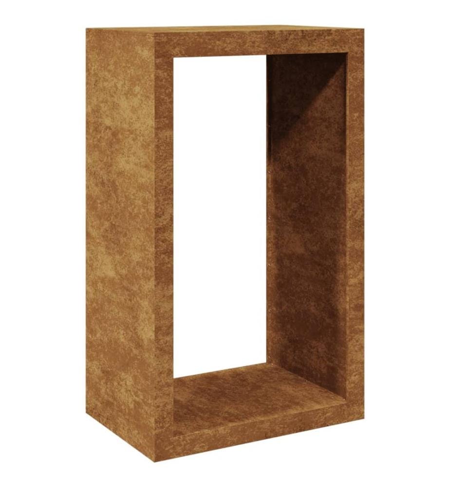 Brennholzregal 60x40x100 cm Wetterfester Stahl