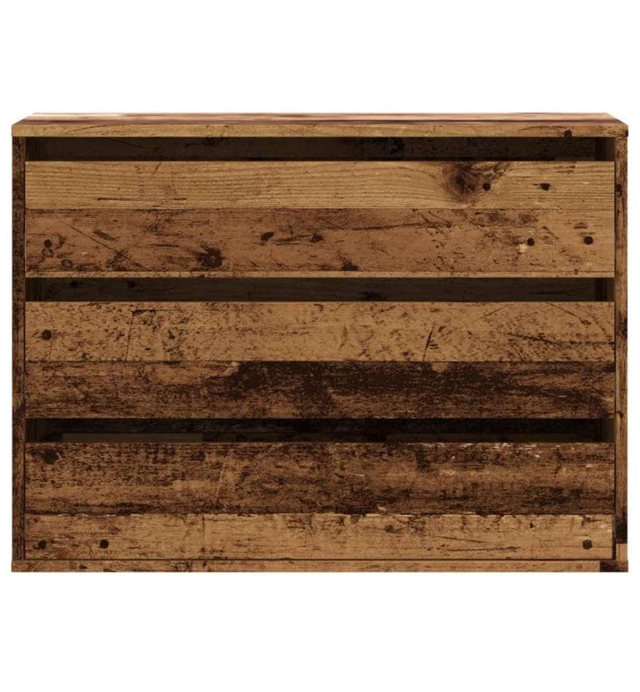 Kommode Altholz-Optik 80x41x58 cm Holzwerkstoff