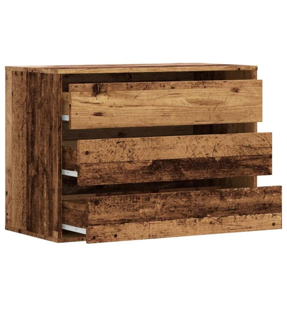 Kommode Altholz-Optik 80x41x58 cm Holzwerkstoff