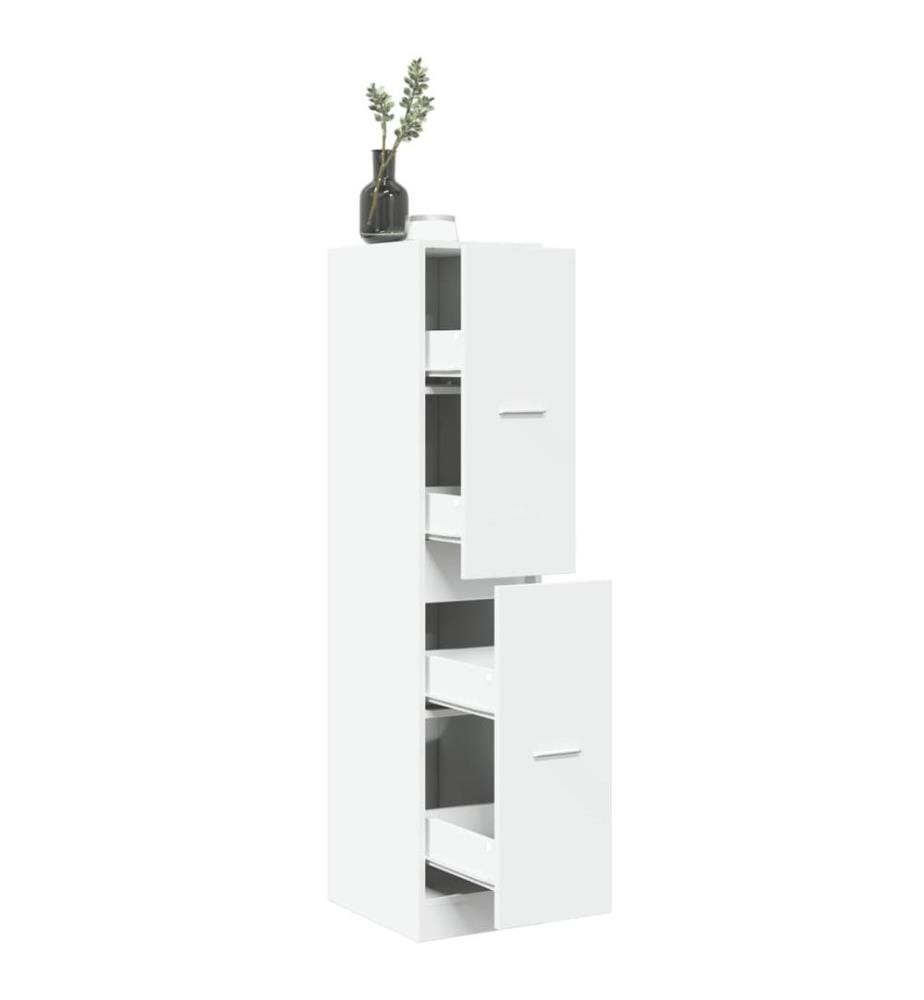 Apothekerschrank Weiss 30x41x144,5 cm Holzwerkstoff