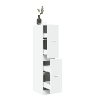 Apothekerschrank Weiss 30x41x144,5 cm Holzwerkstoff