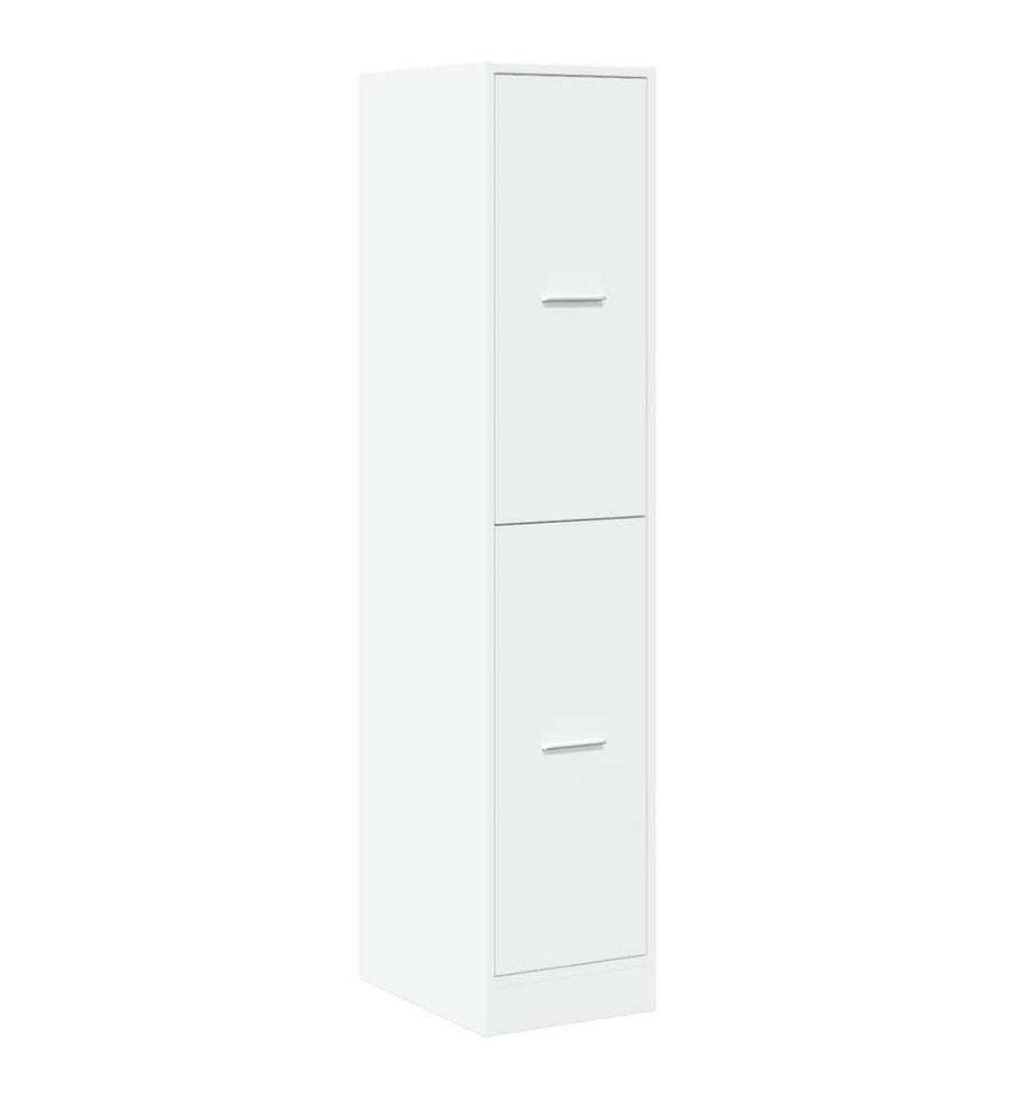 Apothekerschrank Weiss 30x41x144,5 cm Holzwerkstoff