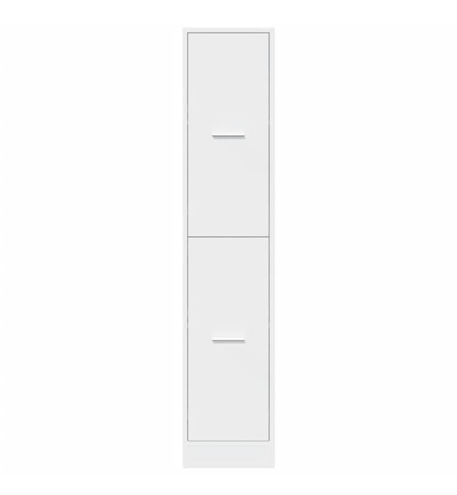 Apothekerschrank Weiss 30x41x144,5 cm Holzwerkstoff