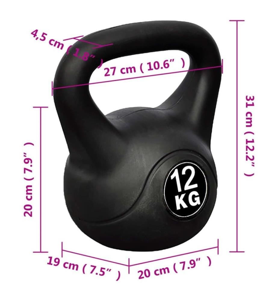 Kettlebell Kugelhantel Trainingshantel Gewicht 12KG