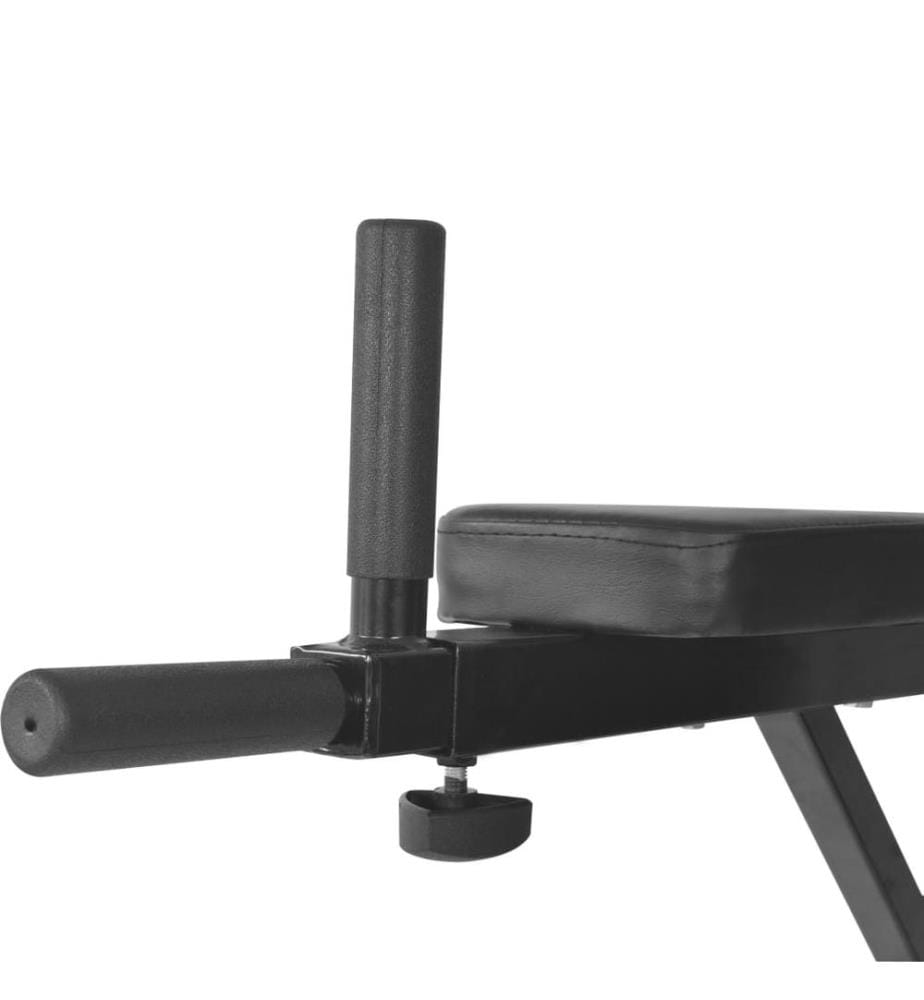 Fitness-Dipstation zur Wandmontage Schwarz