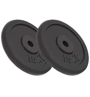 Hantelscheiben 2 Stk. 2x10 kg Gusseisen