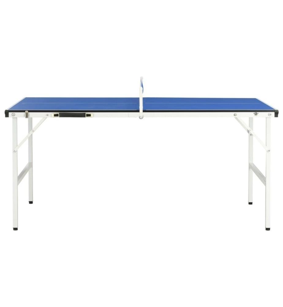 Tischtennisplatte mit Netz 5 Fuss 152×76×66 cm Blau