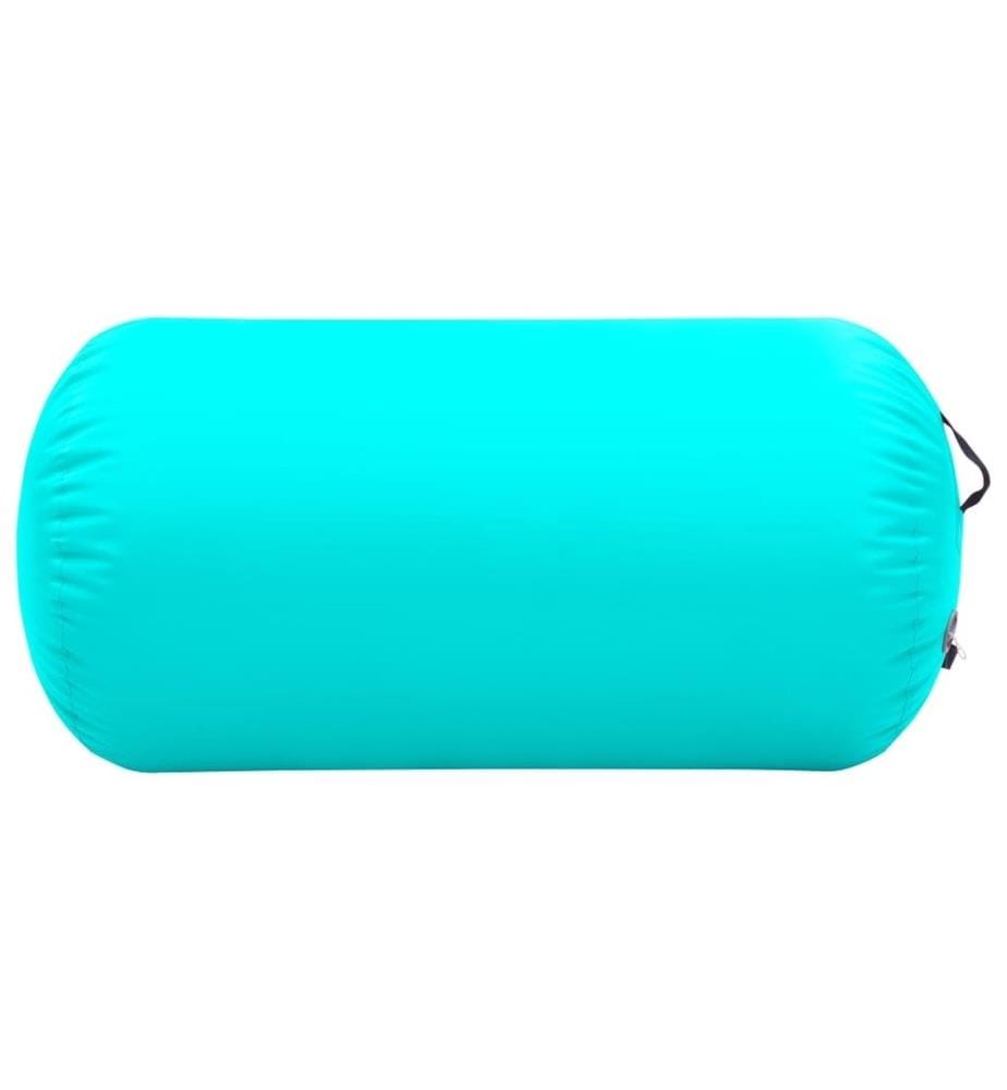 Aufblasbare Gymnastik-Rolle mit Pumpe 120x90 cm PVC Grün