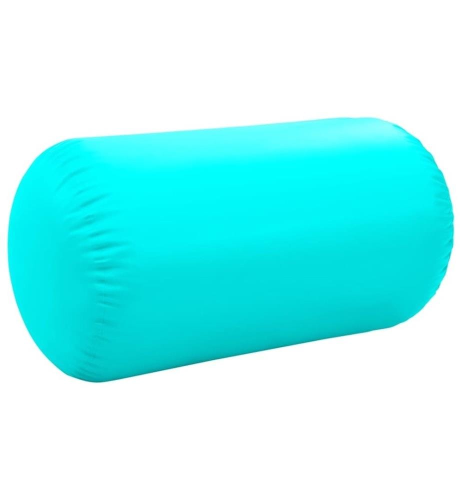 Aufblasbare Gymnastik-Rolle mit Pumpe 120x90 cm PVC Grün