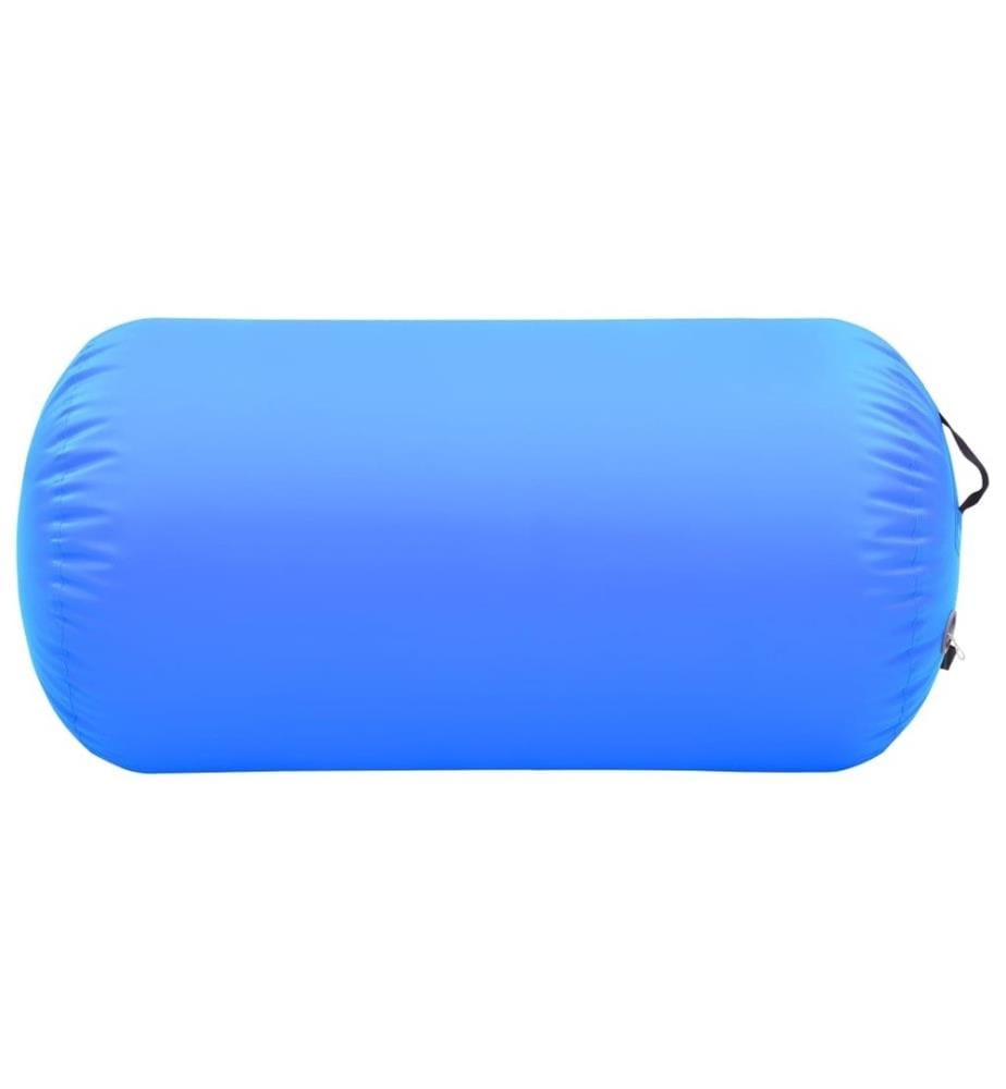 Aufblasbare Gymnastik-Rolle mit Pumpe 120x90 cm PVC Blau