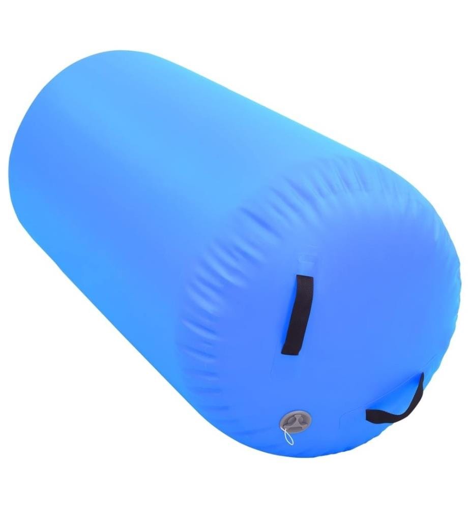 Aufblasbare Gymnastik-Rolle mit Pumpe 120x90 cm PVC Blau