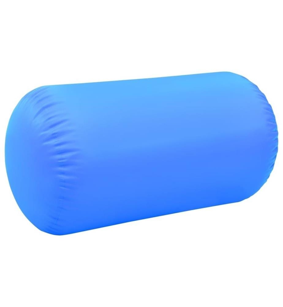 Aufblasbare Gymnastik-Rolle mit Pumpe 120x90 cm PVC Blau