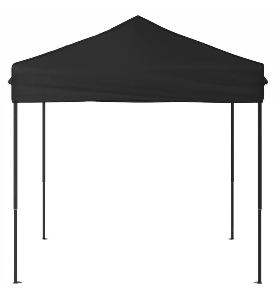 Partyzelt Faltbar Schwarz 2x2 m